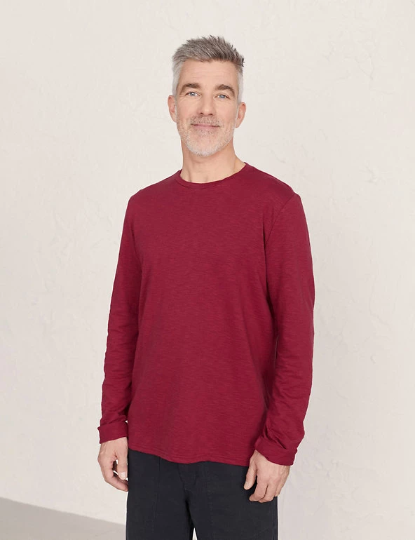 Seasalt Cornwall Men's T-shirts Organic Cotton Long Sleeve T-Shirt 8 Seasalt Cornwall Men's T-shirts Organic Cotton Long Sleeve T-Shirt - Image 6