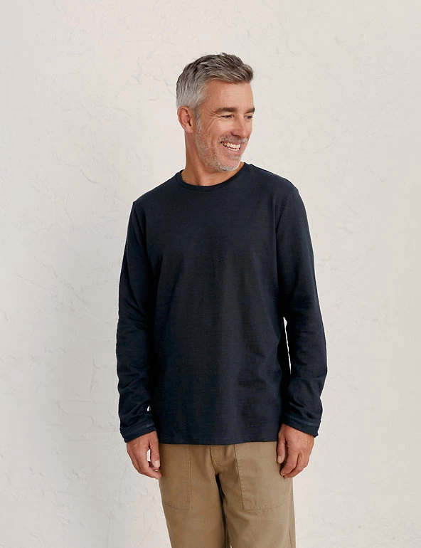 Seasalt Cornwall Men's T-shirts Organic Cotton Long Sleeve T-Shirt 3 Seasalt Cornwall Men's T-shirts Organic Cotton Long Sleeve T-Shirt