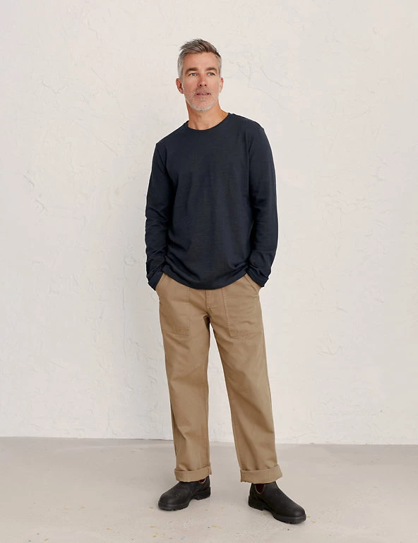 Seasalt Cornwall Men's T-shirts Organic Cotton Long Sleeve T-Shirt 5 Seasalt Cornwall Men's T-shirts Organic Cotton Long Sleeve T-Shirt - Image 3