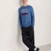 Seasalt Cornwall Men's T-shirts Organic Cotton Graphic Long Sleeve T-Shirt -Popular Znas Store SD 10 T19 1534 E4 X EC 1