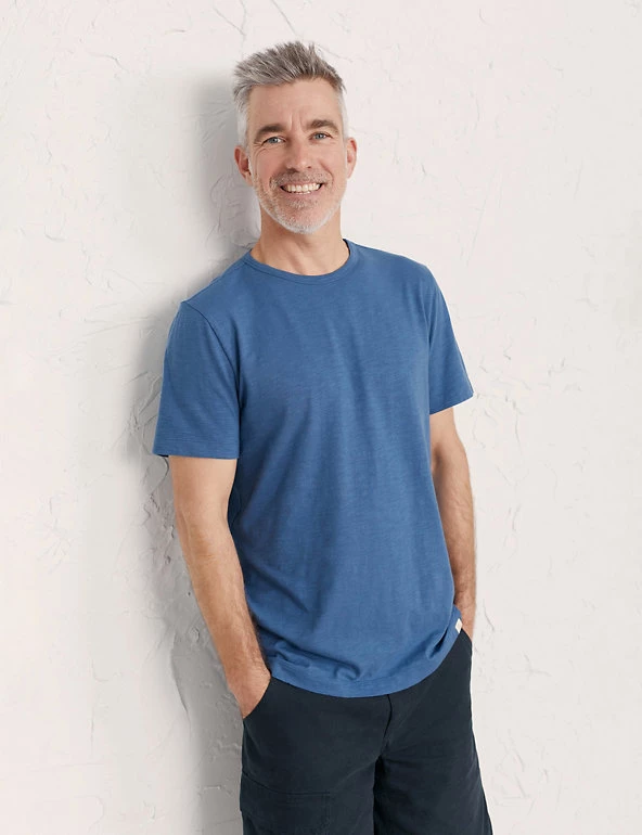 Seasalt Cornwall Men's T-shirts Organic Cotton Crew Neck T-Shirt 8 Seasalt Cornwall Men's T-shirts Organic Cotton Crew Neck T-Shirt - Image 6