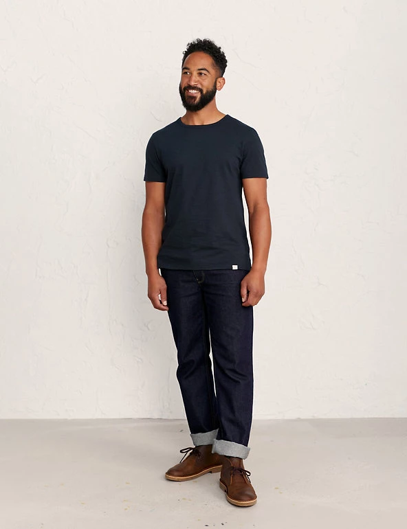 Seasalt Cornwall Men's T-shirts Organic Cotton Crew Neck T-Shirt 5 Seasalt Cornwall Men's T-shirts Organic Cotton Crew Neck T-Shirt - Image 3