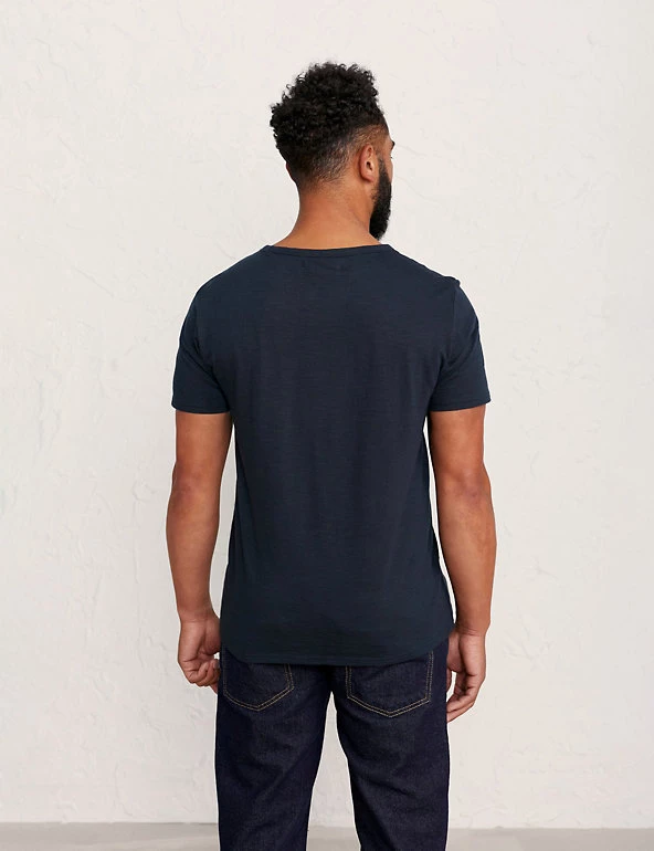 Seasalt Cornwall Men's T-shirts Organic Cotton Crew Neck T-Shirt 6 Seasalt Cornwall Men's T-shirts Organic Cotton Crew Neck T-Shirt - Image 4