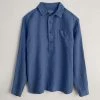 Seasalt Cornwall Casual Shirts Pure Linen Garment Dyed Overshirt -Popular Znas Store SD 10 T19 1539 E0 X EC 90