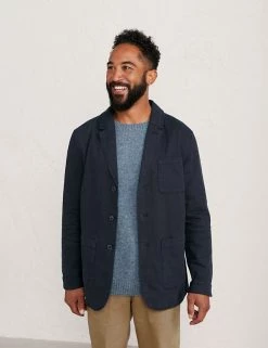 Seasalt Cornwall Men's Coats & Jackets Linen Rich Utility Jacket