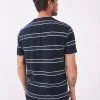 White Stuff Men's T-shirts Pure Cotton Striped Crew Neck T-Shirt -Popular Znas Store SD 10 T19 1711 F4 X EC 2