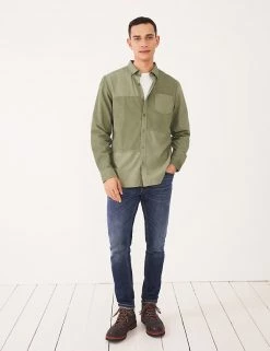 White Stuff Casual Shirts Pure Cotton Corduroy Shirt