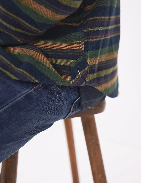 White Stuff Casual Shirts Pure Cotton Striped Shirt 5 White Stuff Casual Shirts Pure Cotton Striped Shirt - Image 3