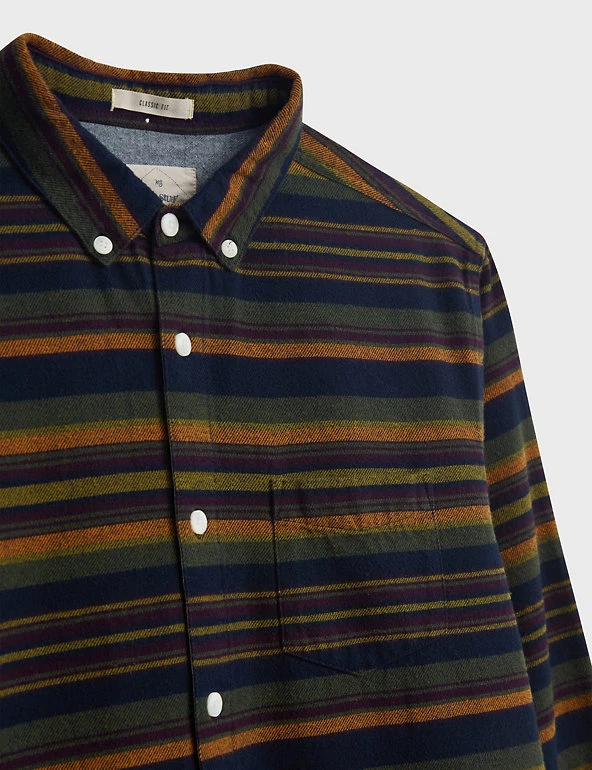 White Stuff Casual Shirts Pure Cotton Striped Shirt 8 White Stuff Casual Shirts Pure Cotton Striped Shirt - Image 6
