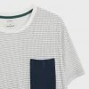 White Stuff Men's T-shirts Pure Cotton Geometric T-Shirt 12 White Stuff Men's T-shirts Pure Cotton Geometric T-Shirt -Popular Znas Store SD 10 T19 1802 NZ X EC 3