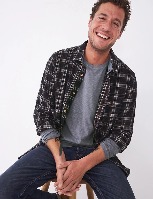 White Stuff Men's T-shirts Pure Cotton Long Sleeve T-Shirt 5 White Stuff Men's T-shirts Pure Cotton Long Sleeve T-Shirt - Image 3