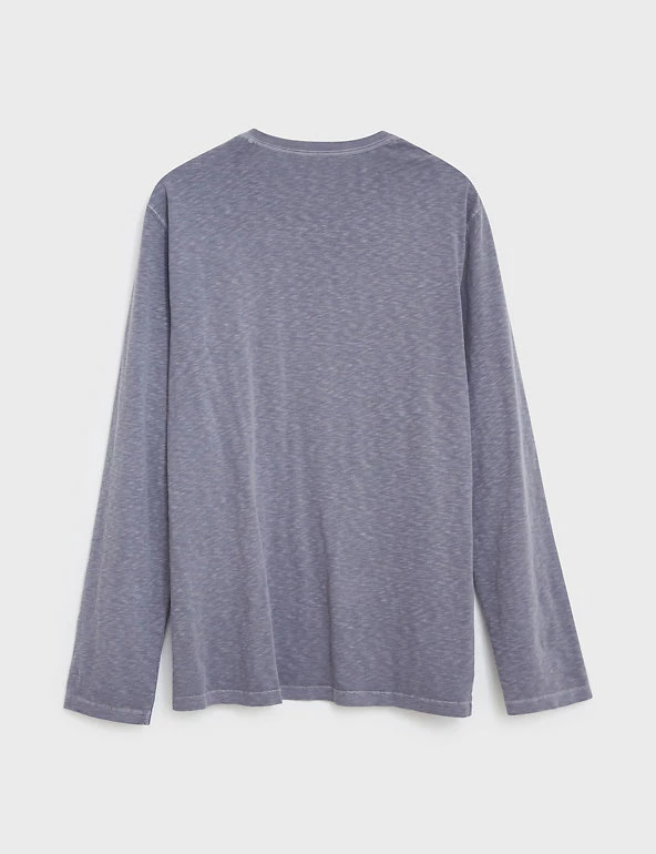 White Stuff Men's T-shirts Pure Cotton Long Sleeve T-Shirt 8 White Stuff Men's T-shirts Pure Cotton Long Sleeve T-Shirt - Image 6