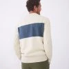 White Stuff Men's Jumpers Pure Cotton Cable Colour Block Jumper -Popular Znas Store SD 10 T19 1843 F4 X EC 2