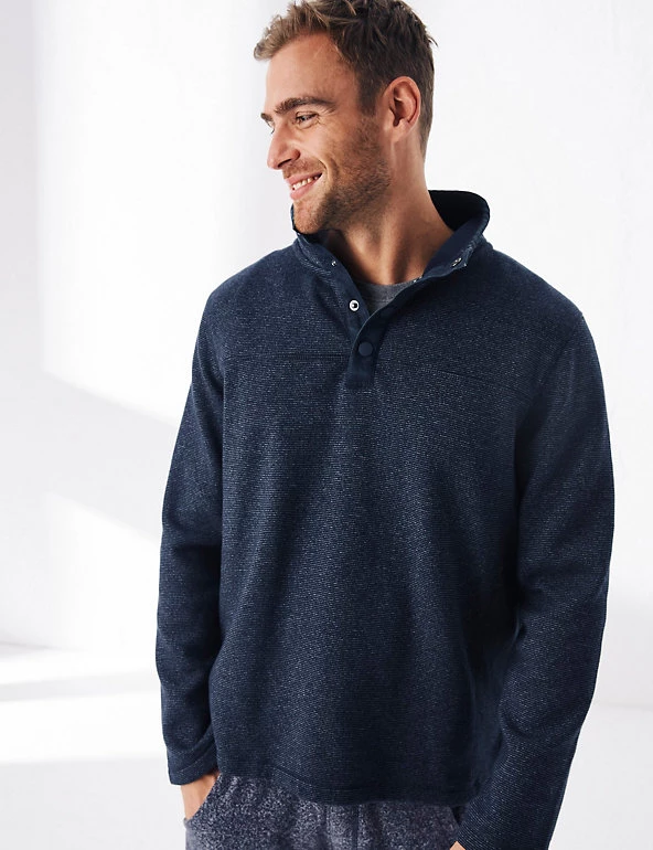 FatFace Men's Hoodies & Sweatshirts Cotton Rich Funnel Neck Sweatshirt 3 FatFace Men's Hoodies & Sweatshirts Cotton Rich Funnel Neck Sweatshirt