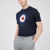 Ben Sherman Men's T-shirts Pure Cotton Target Graphic T-Shirt -Popular Znas Store SD 10 T19 5604 E4 X EC 0