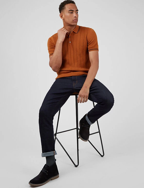 Ben Sherman Men's Jeans Straight Fit 5 Pocket Jeans 5 Ben Sherman Men's Jeans Straight Fit 5 Pocket Jeans - Image 3