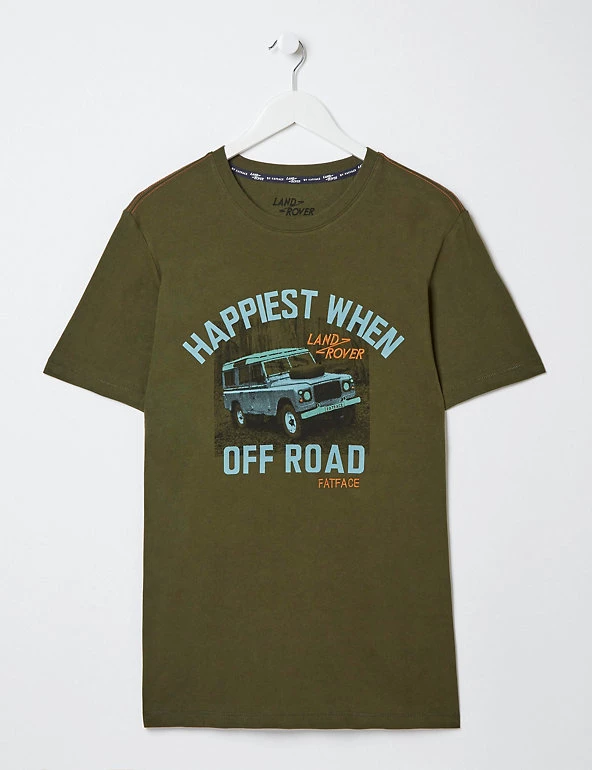 FatFace Men's T-shirts Pure Cotton Graphic Slogan T-Shirt 4 FatFace Men's T-shirts Pure Cotton Graphic Slogan T-Shirt - Image 2