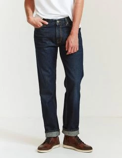 FatFace Men's Jeans Straight Fit Vintage Wash Jeans
