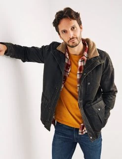 FatFace Men's Coats & Jackets Cotton Rich Utility Jacket