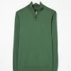 FatFace Men's Jumpers Cotton Rich Funnel Neck Half Zip Jumper -Popular Znas Store SD 10 T19 6322 J0 X EC 90