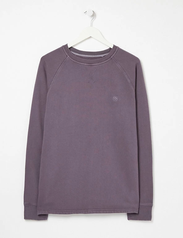 FatFace Men's Hoodies & Sweatshirts Cotton Rich Crew Neck Sweatshirt 4 FatFace Men's Hoodies & Sweatshirts Cotton Rich Crew Neck Sweatshirt - Image 2