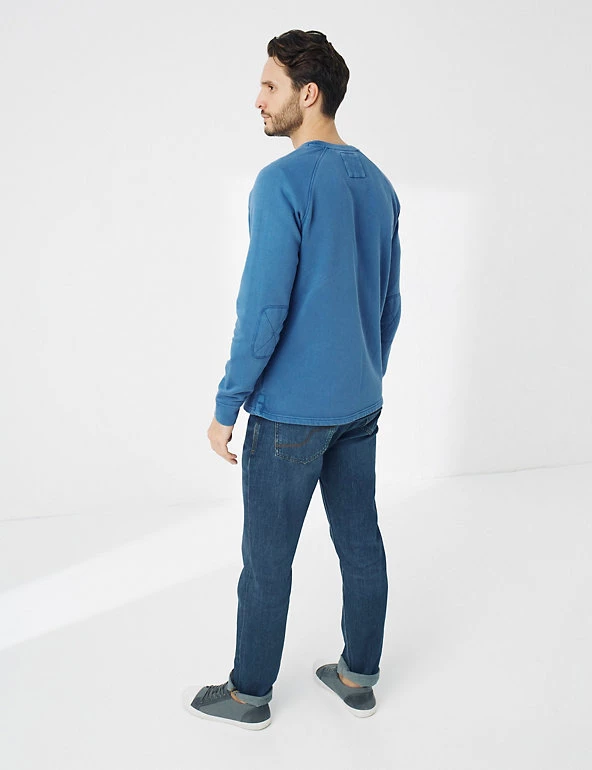 FatFace Men's Hoodies & Sweatshirts Cotton Rich Crew Neck Sweatshirt 10 FatFace Men's Hoodies & Sweatshirts Cotton Rich Crew Neck Sweatshirt - Image 8