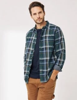 FatFace Casual Shirts Pure Cotton Check Shirt
