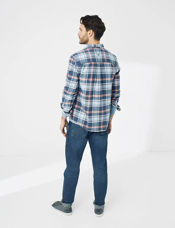 FatFace Casual Shirts Pure Cotton Check Shirt 6 FatFace Casual Shirts Pure Cotton Check Shirt - Image 4