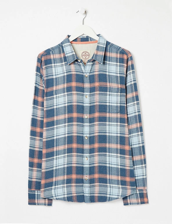 FatFace Casual Shirts Pure Cotton Check Shirt 4 FatFace Casual Shirts Pure Cotton Check Shirt - Image 2