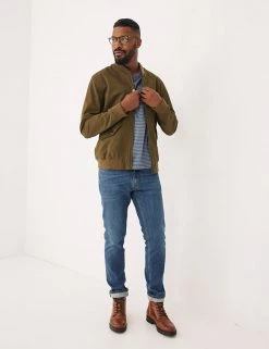 FatFace Men's Coats & Jackets Pure Cotton Bomber Jacket