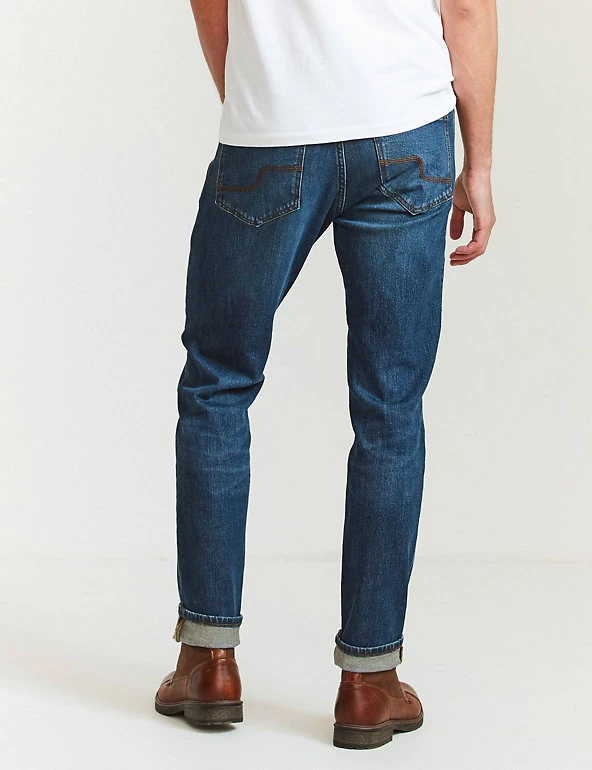 FatFace Men's Jeans Slim Fit Cotton Rich 5 Pocket Jeans 6 FatFace Men's Jeans Slim Fit Cotton Rich 5 Pocket Jeans - Image 4