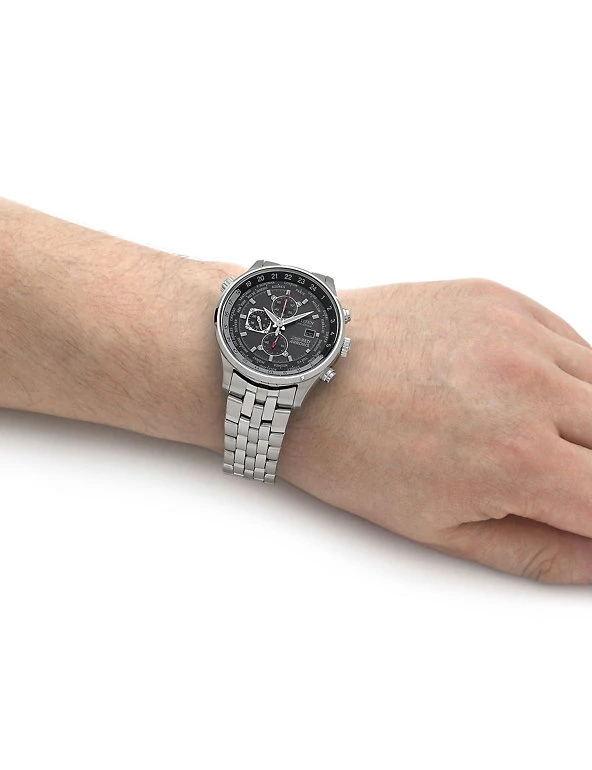 Men's Watches Citizen Red Arrows Eco-Drive Chronograph Stainless Steel Watch 7 Men's Watches Citizen Red Arrows Eco-Drive Chronograph Stainless Steel Watch - Image 5