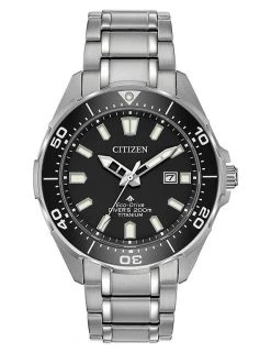 Men's Watches Citizen Titanium Promaster Diver Eco-Drive Stainless Steel Watch