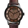 Men's Watches Fossil Townsman Automatic Brown Leather Watch -Popular Znas Store SD 10 T55 1071 N4 X EC 0