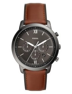 Men's Watches Fossil Neutra Chronograph Brown Leather Watch