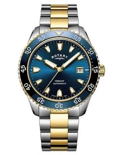 Men's Watches Rotary Gold And Silver Bracelet Watch