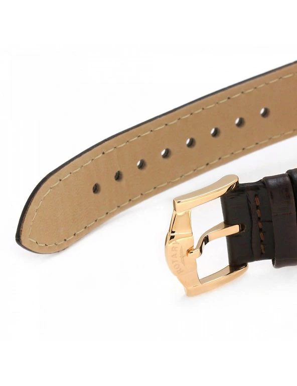 Men's Watches Rotary Oxford Brown Leather Chronograph Watch 6 Men's Watches Rotary Oxford Brown Leather Chronograph Watch - Image 4