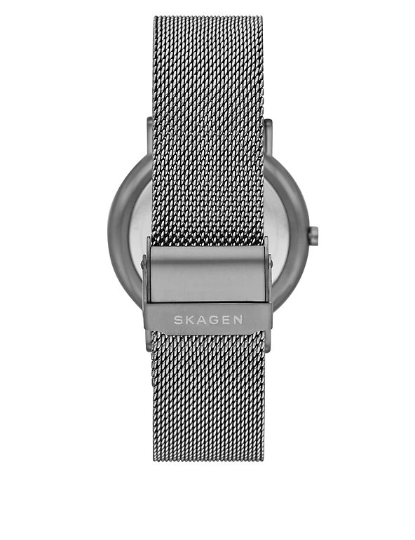 Men's Watches Skagen Signatur Mesh Stainless Steel Watch 5 Men's Watches Skagen Signatur Mesh Stainless Steel Watch - Image 3