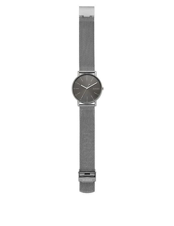 Men's Watches Skagen Signatur Mesh Stainless Steel Watch 6 Men's Watches Skagen Signatur Mesh Stainless Steel Watch - Image 4