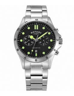 Men's Watches Rotary Hero Waterproof Stainless Steel Watch