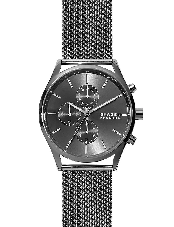 Men's Watches Skagen Holst Stainless Steel Chronograph Watch 3 Men's Watches Skagen Holst Stainless Steel Chronograph Watch