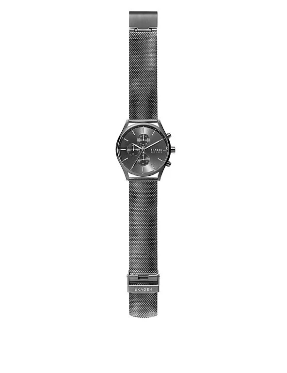 Men's Watches Skagen Holst Stainless Steel Chronograph Watch 4 Men's Watches Skagen Holst Stainless Steel Chronograph Watch - Image 2