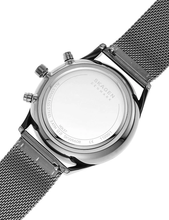 Men's Watches Skagen Holst Stainless Steel Chronograph Watch 7 Men's Watches Skagen Holst Stainless Steel Chronograph Watch - Image 5