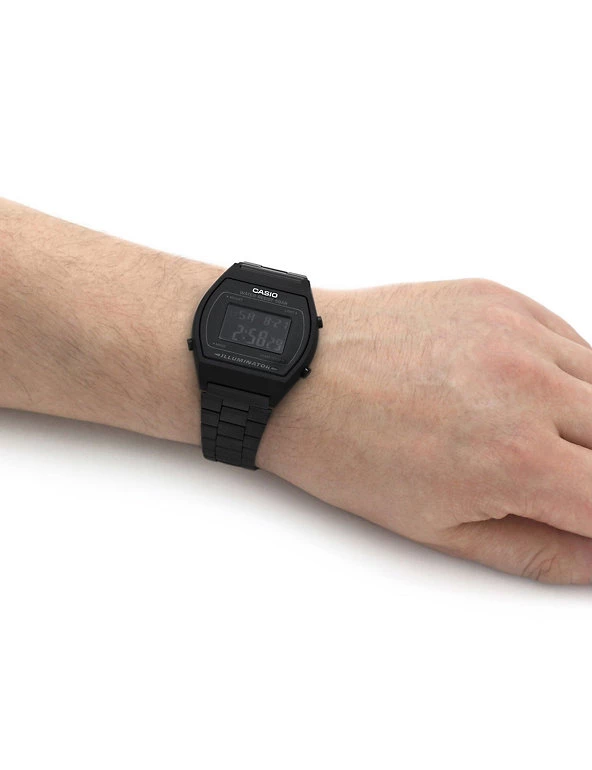 Men's Watches Casio Classic Black Stainless Steel Watch 4 Men's Watches Casio Classic Black Stainless Steel Watch - Image 2