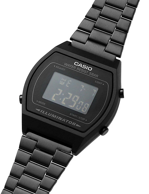 Men's Watches Casio Classic Black Stainless Steel Watch 5 Men's Watches Casio Classic Black Stainless Steel Watch - Image 3