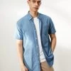 JAEGER Casual Shirts Pure Cotton Chambray Short Sleeve Shirt 10 JAEGER Casual Shirts Pure Cotton Chambray Short Sleeve Shirt -Popular Znas Store SD 10 T62 1200C SA X EC 1