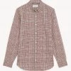 JAEGER Casual Shirts Pure Cotton Painted Check Shirt -Popular Znas Store SD 10 T62 1201C LD X EC 90