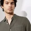 JAEGER Casual Shirts Luxury Pure Linen Long Sleeve Shirt -Popular Znas Store SD 10 T62 1204C JS X EC 2