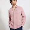 JAEGER Casual Shirts Luxury Pure Linen Long Sleeve Shirt -Popular Znas Store SD 10 T62 1204C Q2 X EC 1