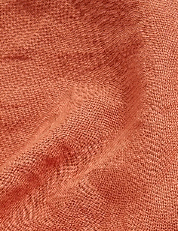 JAEGER Casual Shirts Luxury Pure Linen Revere Shirt 8 JAEGER Casual Shirts Luxury Pure Linen Revere Shirt - Image 6